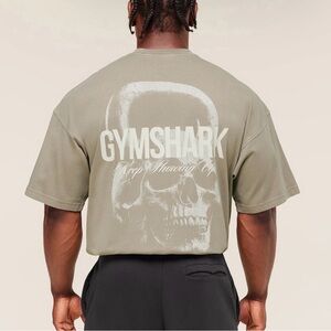 Gymshark Deadweight T-shirt Tan Medium NWT IN PACKAGE